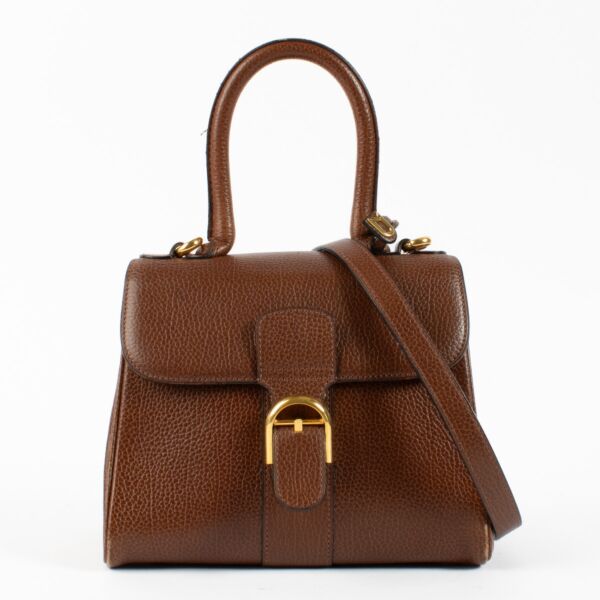Authentic second hand Delvaux Brown Vintage Brillant Mini on labellov.com
