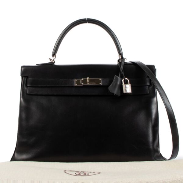 Hermès Kelly 35 Black Box PHW