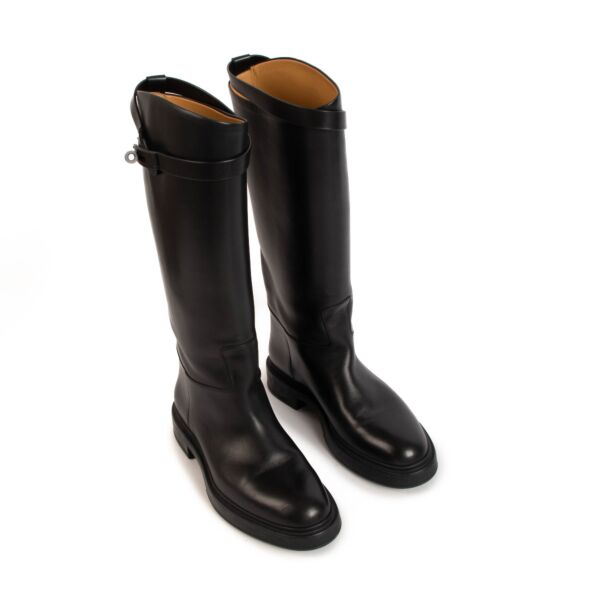 Hermès So Black Jumping Boots - Size 38.5