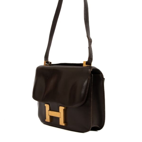 Hermès Vintage Constance 23 Brown Box GHW