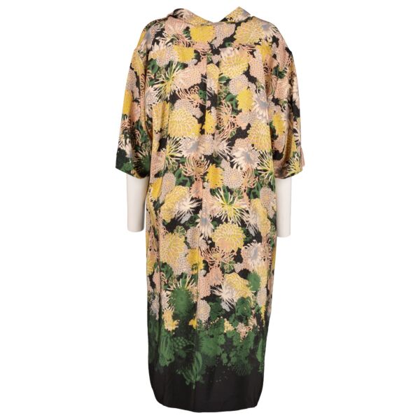 Dries Van Noten Chrysanten Printed Dress - Size FR44