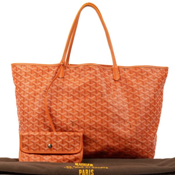 Goyard Orange Saint Louis GM Shoulder Bag 