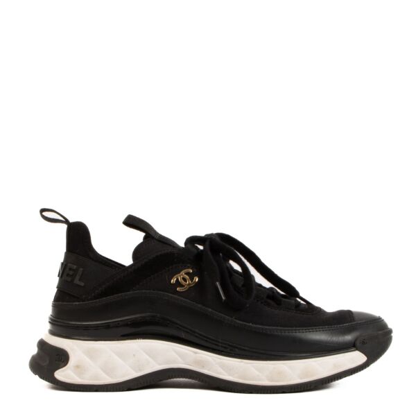 Chanel sneakers, Chanel black sneakers, sneakers, Labellov, Preloved, Antwerp, Knokke
