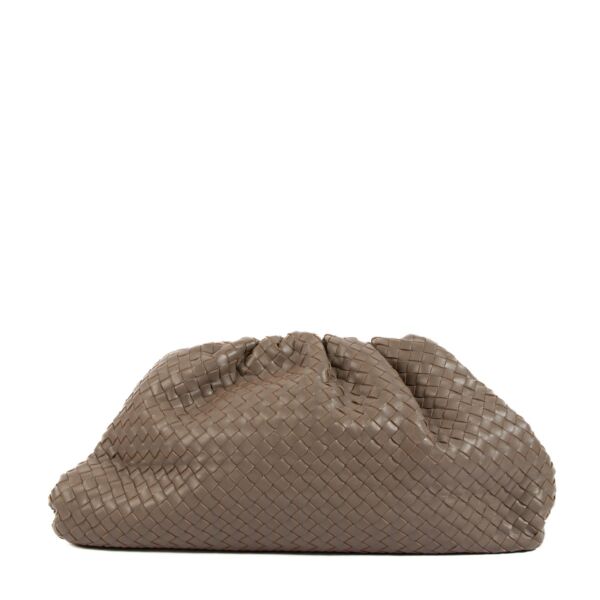 Bottega Veneta Pouch Maple Intrecciato Clutch