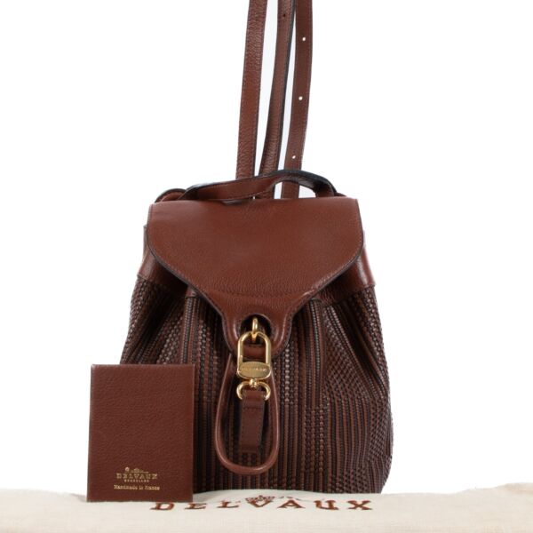 Delvaux Multicolor Toile De Cuir Backpack