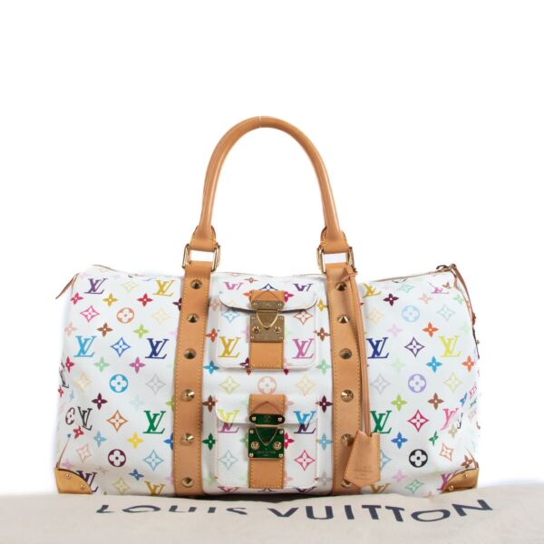Louis Vuitton Monogram Multicolor Keepall 45 Travel Bag