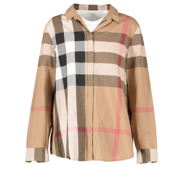 Burberry Archive Beige House Check Cotton Shirt