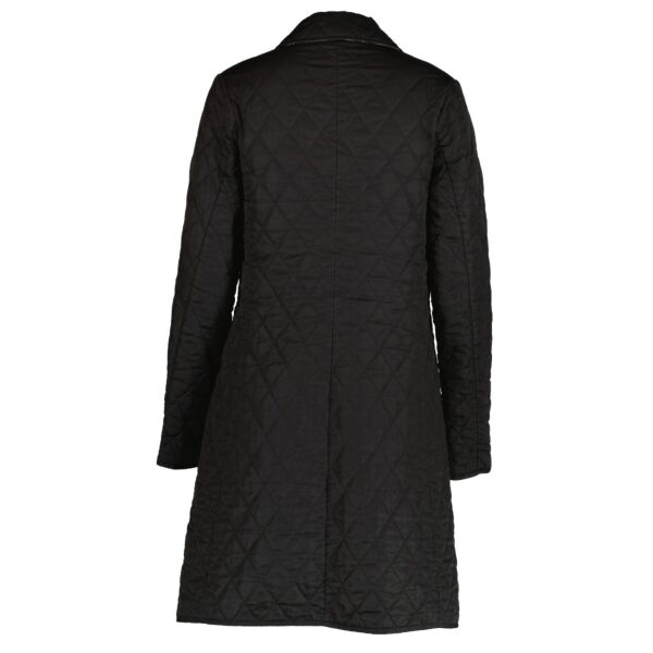 Burberry Black Quilted Coat - Size FR38