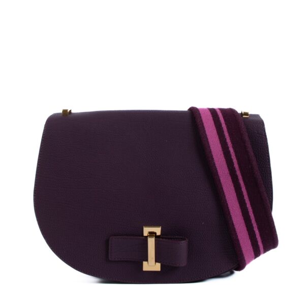 Delvaux Le Mutin MM Prune Crispy Calf