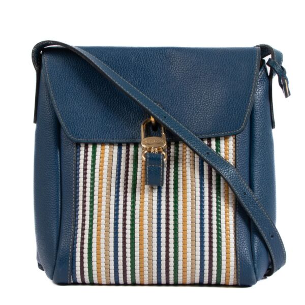 Delvaux Toile De Cuir Crocus Crossbody Bag