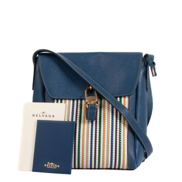 Delvaux Toile De Cuir Crocus Crossbody Bag