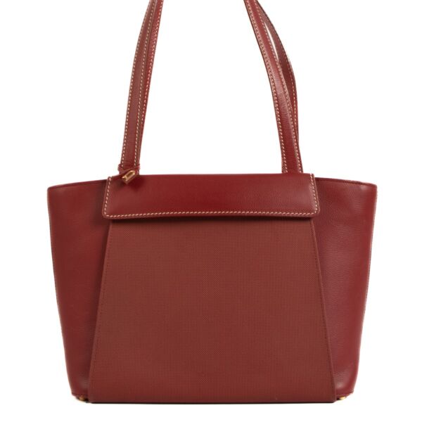 Delvaux Mirage Red Jumping Shoulder Bag