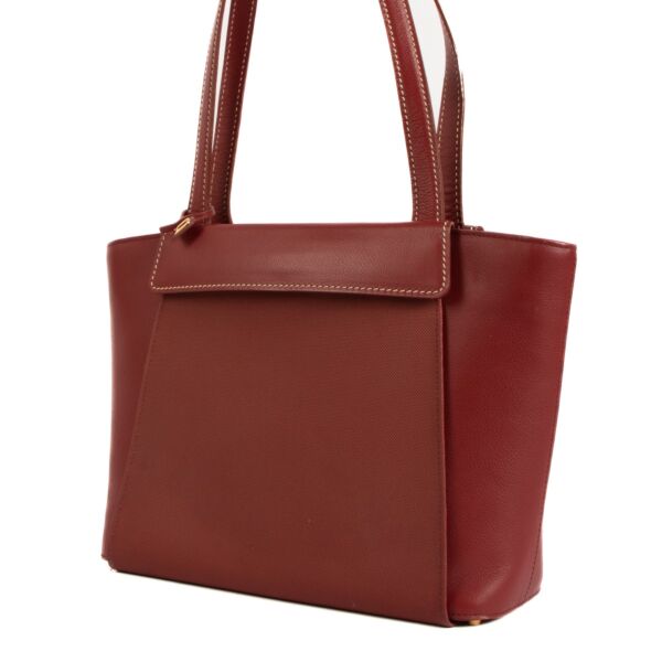 Delvaux Mirage Red Jumping Shoulder Bag