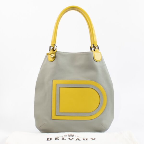 Delvaux Bicolore Polo Louise Cabas GM