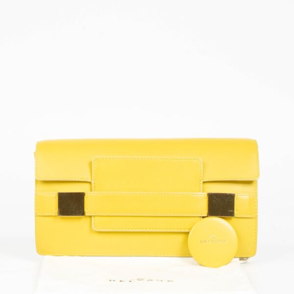 Delvaux Mimosa Polo Madame Pochette Clutch