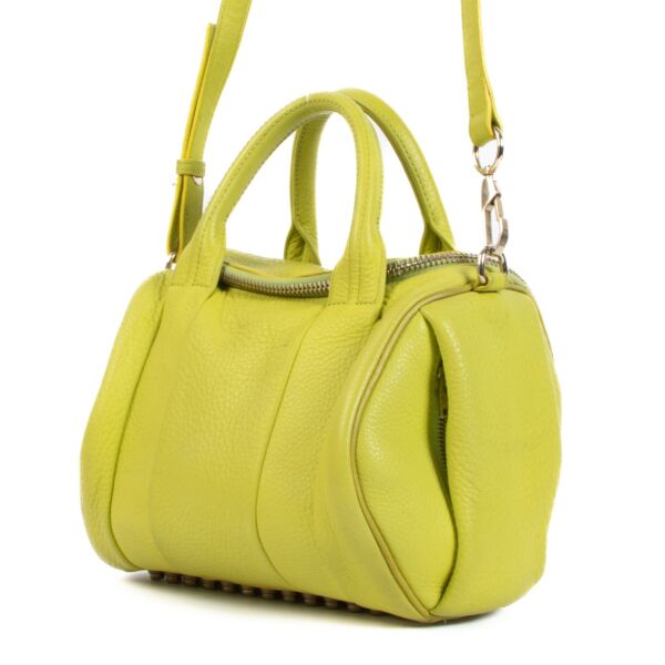 Alexander Wang Lemon Grained Leather Rockie Bag