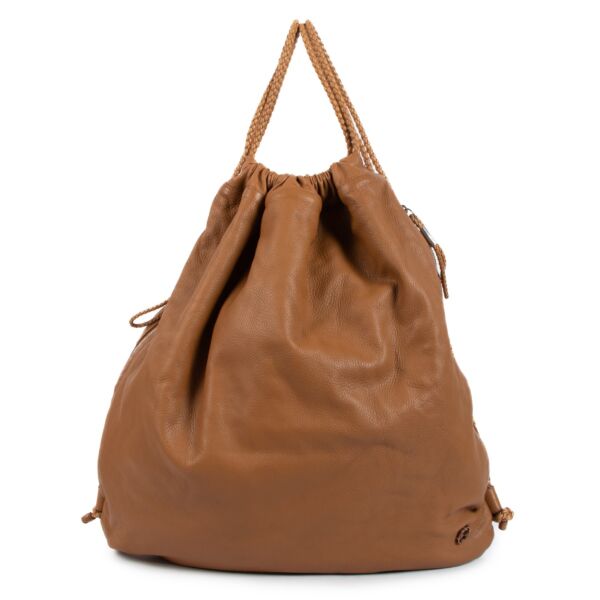 Gucci Camel Deerskin Backpack