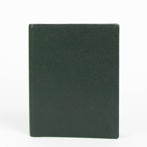 Shop this authentic Louis Vuitton Epicea Taiga Leather Large Agenda Cover pre-loved on Labellov.com 