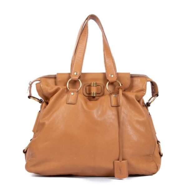 Saint Laurent Camel Leather Muse Messenger Bag