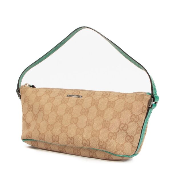 Gucci GG Canvas Mini Baguette Bag