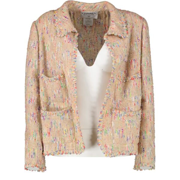 Chanel 98C Tweed Jacket Skirt Set