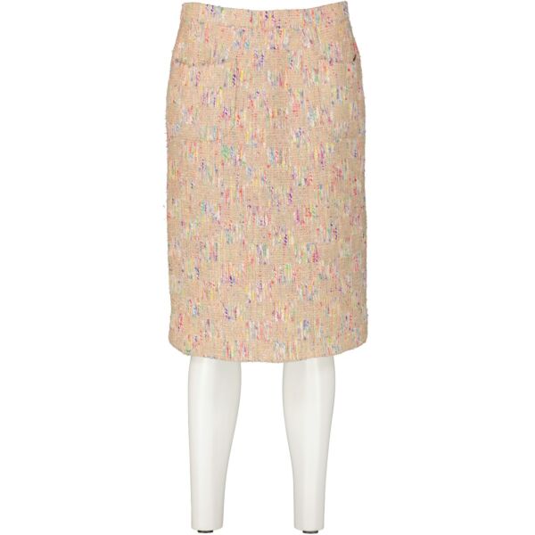 Chanel 98C Tweed Jacket Skirt Set - Size FR44