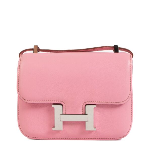 Hermès Constance Micro Rose Sakura Swift