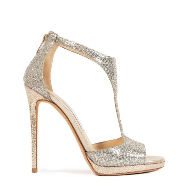 Jimmy Choo Lana Glitter Heels - T39