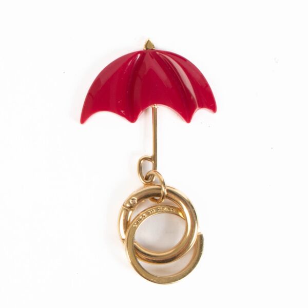 shop 100% authentic second hand Burberry Red Bag Charm on Labellov.com