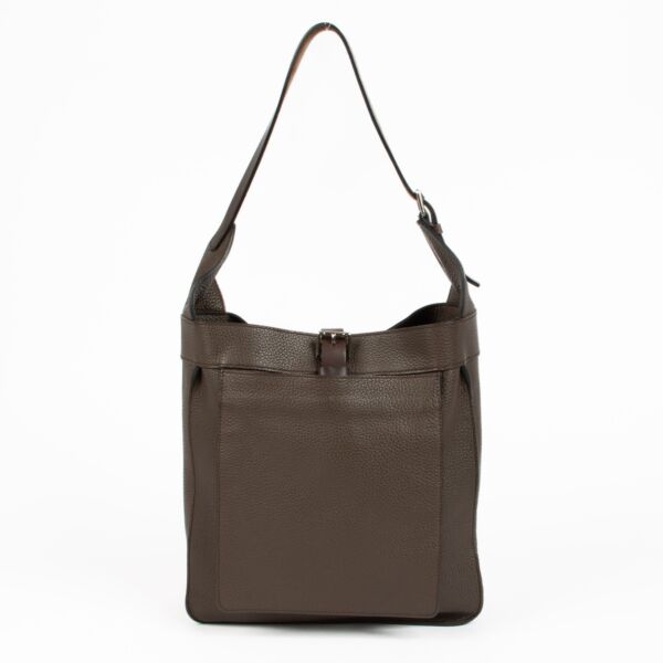 Hermès Brown Leather Shoulder Bag