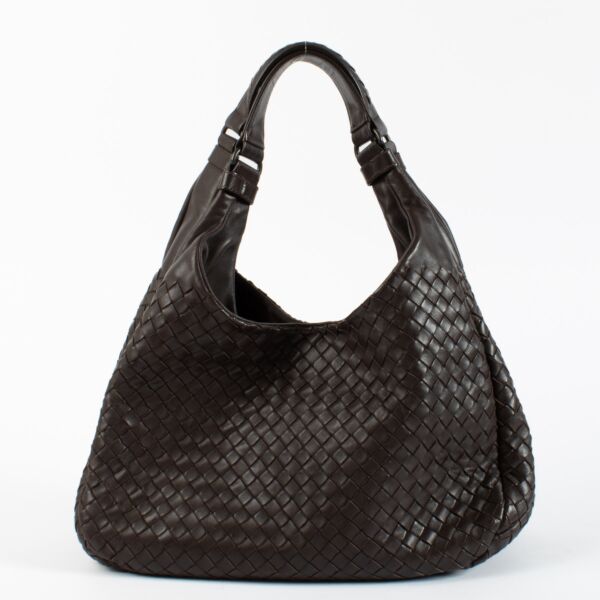 Bottega Veneta Brown Intrecciato Leather Hobo Bag