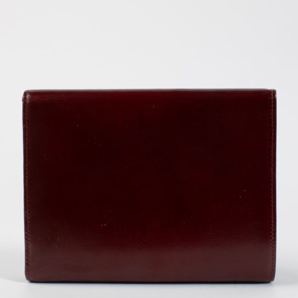 Cartier Burgundy Leather Le Panthère de Cartier Wallet