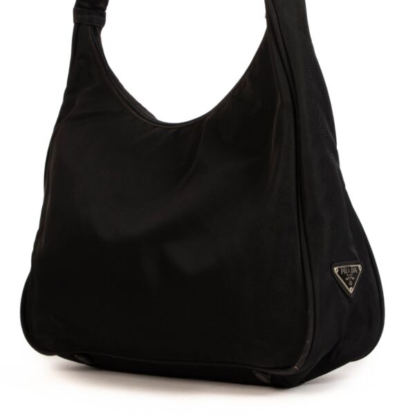 Prada Black Nylon Shoulder Bag