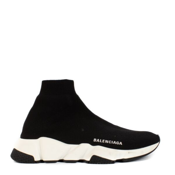 shop 100% authentic second hand Balenciaga Black Speed Sneakers - Size 39 on Labellov.com