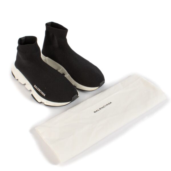 Balenciaga Black Speed Sneakers - Size 39