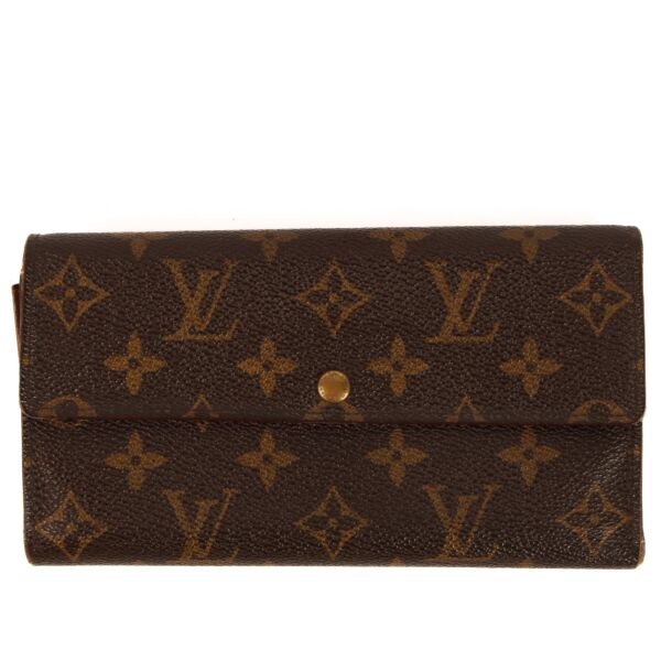 Shop and sell your authentic designer Louis Vuitton Monogram Wallet Vintage Sarah for the best price 