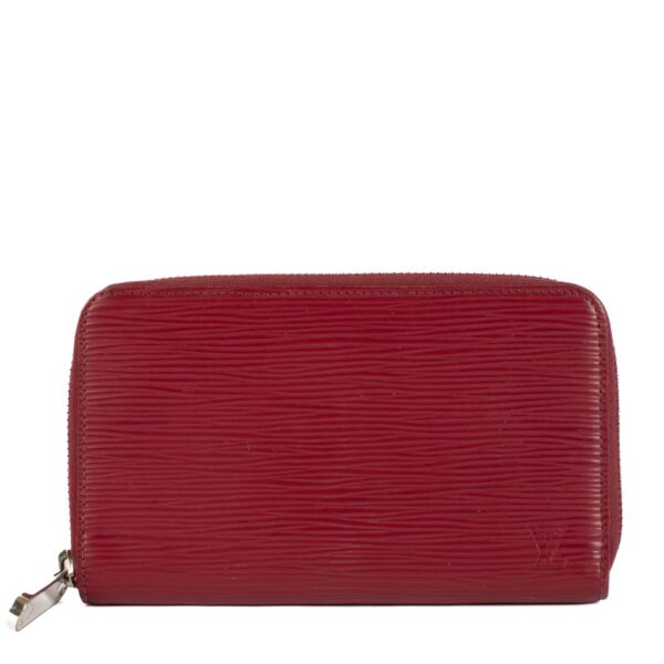 shop 100% authentic second hand Louis Vuitton Burgundy Epi Leather Wallet on Labellov.com