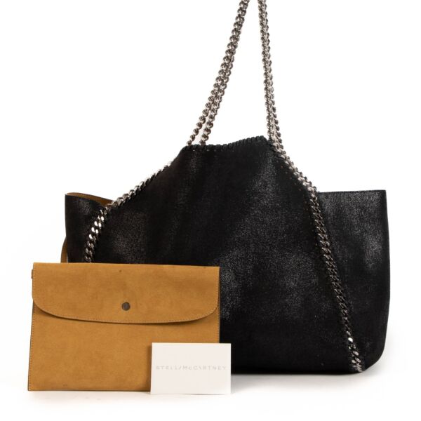 Stella McCartney Black Falabella Tote Bag