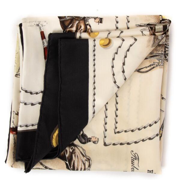 shop 100% authentic second hand Hermès Cadre Noir Scarf on Labellov.com