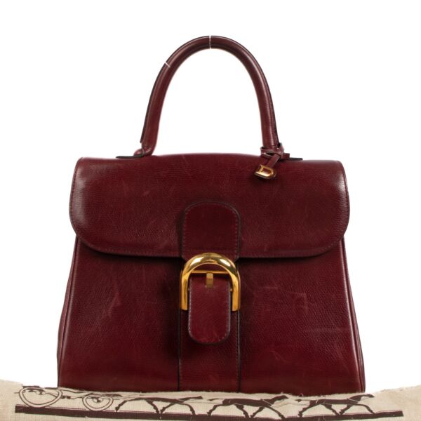 Delvaux 1970s Burgundy Leather Brillant MM