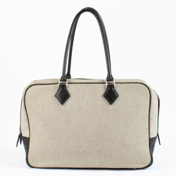 Hermès Plume 32 Canvas/Swift Bag 