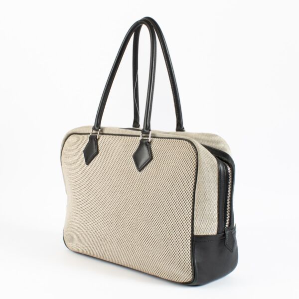 Hermès Plume 32 Canvas/Swift Bag 