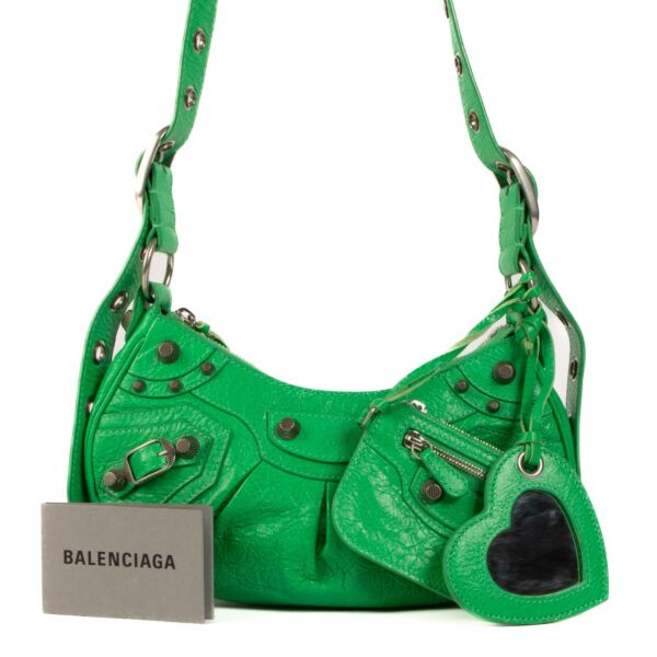 Balenciaga Green Le Cagole XS Crossbody Bag