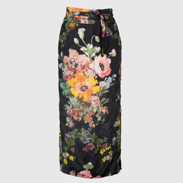 Dries Van Noten Floral Skirt