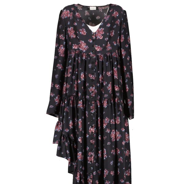 Shop 100% authentic secondhand Magda Butrym Blue Floral Dress - Size FR 38 on Labellov.com