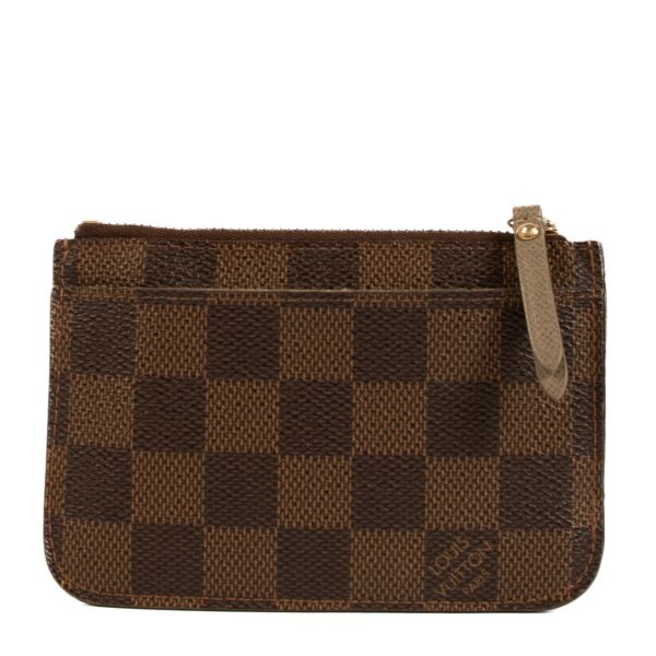 Louis Vuitton Limited Edition Damier Ebene Trunks And Bags Key Pouch