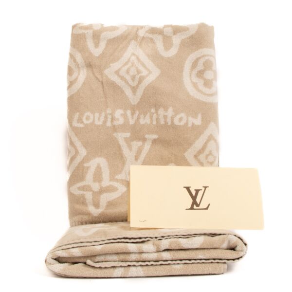 Louis Vuitton Beige Tahitienne Beach Towels 