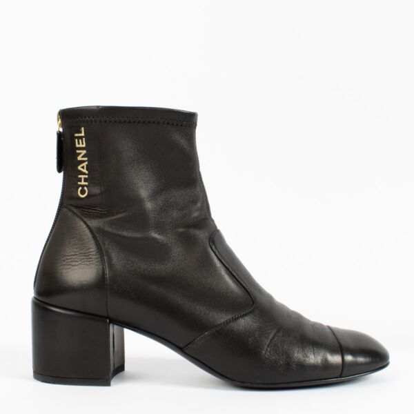 Shop 100% authentic second hand Chanel Black Boots on Labellov.com