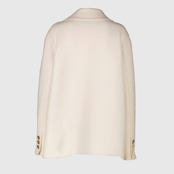 Christian Dior White Coat - Size FR 42