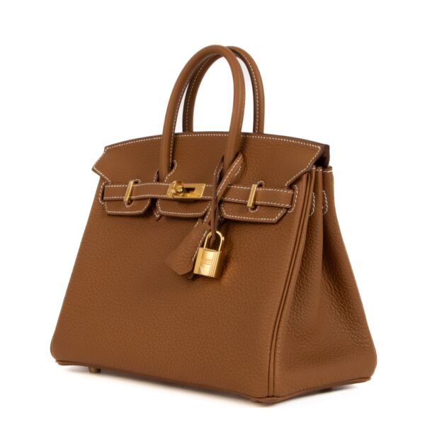 Hermès Birkin 25 Gold Togo GHW